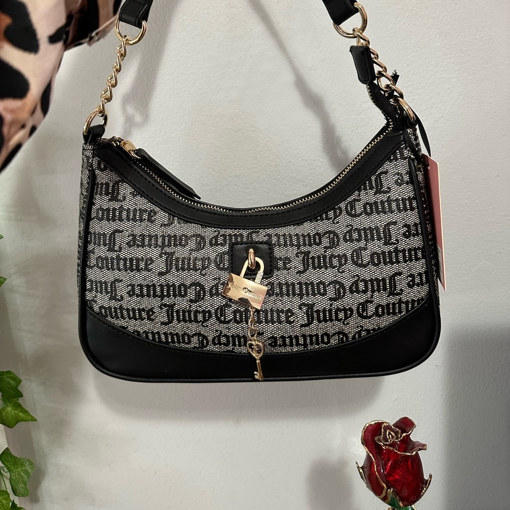 Juicy couture black shoulder bag